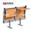 classical design school furniture college student desk and chair for sale