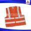 Fluorescent yellow green Reflective Flashing LED Safety Vest