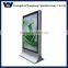 Outdoor advertising free standing stainless steel light box