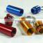 17mm Diameter Multi Function Emergency Box Pill Box Keychain Box Alumnium Box