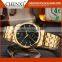 Wholesale 3Atm Waterproof Quartz Day/Date Man And Woman Gold Watchs