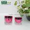 China Manufacturer 15g 30g 50g Metallized Red Plastic Jar for Facial Cream Eye Cream