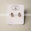 Pvc hanging earring cards emerald acrylic body jewelry earring cards display new hanging earring jewelry card