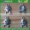 Sew-on Skull Shape Metal Badges in Silver Matt Color -- Z1510