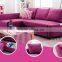 High Quality l Shape Sofa Cum Bed Rosy Fabric Sofa Bed