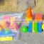3D Colorful Wooden Geometric Shape Building Blocks