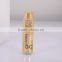 100ml collapsible empty tube with champagne aluminium cap