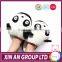 Custom soft plush animal panda slippers for kids or adults