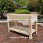 outdoor wooden garden bed planter