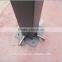 Double arm steel square light pole