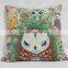 PLUS cartoon animal embroidery pillow cover