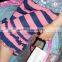 Ruffle Stripe knit Lettuce Ruffle Shorts Baby Girl Toddler Handmade