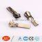 fashion custom puller brass autolock metal zipper slider