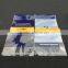 factory wholesale price clear BOPP gravure printing header bag with self adhesive strip
