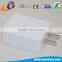 White plastic 5v fast usb home charger power adapter