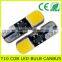 Car auto lamp LED t10 chip on board COB 2W LED