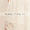 Latest Long Skirt Design 2016 Floral Fabric Eyelash Lace Elastic Band Midi Skirt