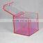 Cube Stackable acrylic storage boxes and Cases with lid