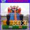 Popular pink color inflatable dry slide for kids