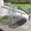 HOT Sale Silicone Handy Stainless Steel Foldable Drainer dish drying rack