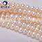 white 10-11mm fresh water cultured pearl loose strands for making pearl jewelry necklace