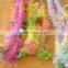 PET wire rabbits and grass plastic New Spring garland