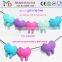 New Product Soft Silicon Baby Teether Pendant Wholesale/Baby Tooth Teether