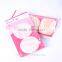 Mendior Taobao Wholesale Zebra design edge grinding round powder puff beauty sponge 2pcs/set