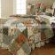 100% polyester microfiber patchwork bedspread quilt                        
                                                Quality Choice