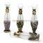 Vintage Perfume Atomizer Bottle Glass Metal Material Europe Popular Crystal Glass Bottle