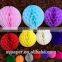 Big Tissue Paper Christmas Decoration Paper Honeycomb Ball for latest wedding decoration