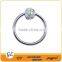 Natural colorful unique circular BCR magnetic fake nose piercing