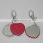 Two way mirror, heart-shaped mirror, silica gel compact mirror, girls gift of cosmetic