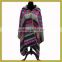 new apparel fashion women winter knitted poncho pattern thick poncho