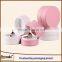 leather packaging boxes for hearing aid/pu leather ring box/boxing ring for pu leather