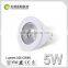 2700k CRI85 5w cob mr16 led bulb with reflector lens and CE&RoHS certificates