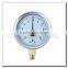 Stainless steel case bottom type high quality vacuum pump pressure gauge price