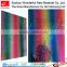 Holographic rainbow color hot stamping foil for textile & fabric & leather