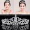 Silver Wedding Bridal Princess Crystal Rhinestone Pageant Prom Hair Tiara Crown Headband Jewelry