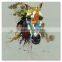 ROYI ART Cat and Dog Modern Oil Painting with stretchered frame Wholesale