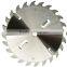 Wood cutting TCT saw blade with rakers