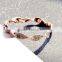Sweet High Polished Wedding Jewelry Rose Gold Chian Piercing Small Beads Foldover Clasp Fashion Twisty Bracelets For Women