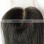 Hot selling 4*4 Silky Straight Wave Natural Black Lace Closure with Brazilian Virgin Hair