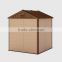 2016 Factory Price Plastic L88.3" W87.4" H98.7" Garden Shed