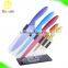 Colorful Eco-friendly Stainless Steel 5 Pcs Non-stick Coating Knife Set