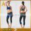 custom women's Fitness Active wear Yoga Pants Sport Bra Sets