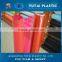 rolled soft flexible red color Stained pvc film