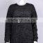 New Product Womens' Round Neck Long Sleeve Pullover Wool Knitted Sweater With Jacquard