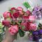 12 heads silk mini rose bud artificial flower rose bunches