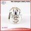 Jewellery DIY Making Silver Plated Round Rondelle Crystal Rhinestone US Dollar Spacer Beads